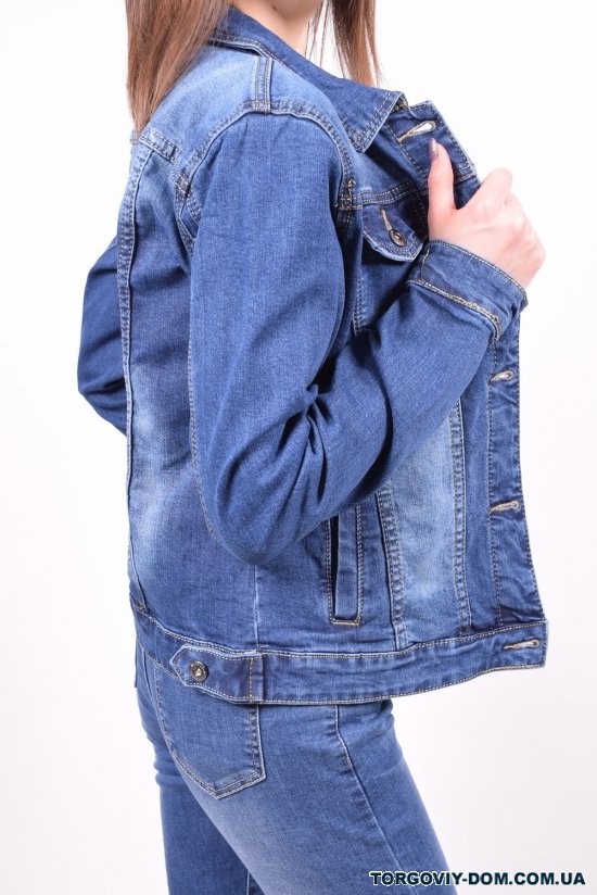 Пиджак женский джинсовый "X&D FASHION" Размеры в наличии : 40, 42 арт.L005