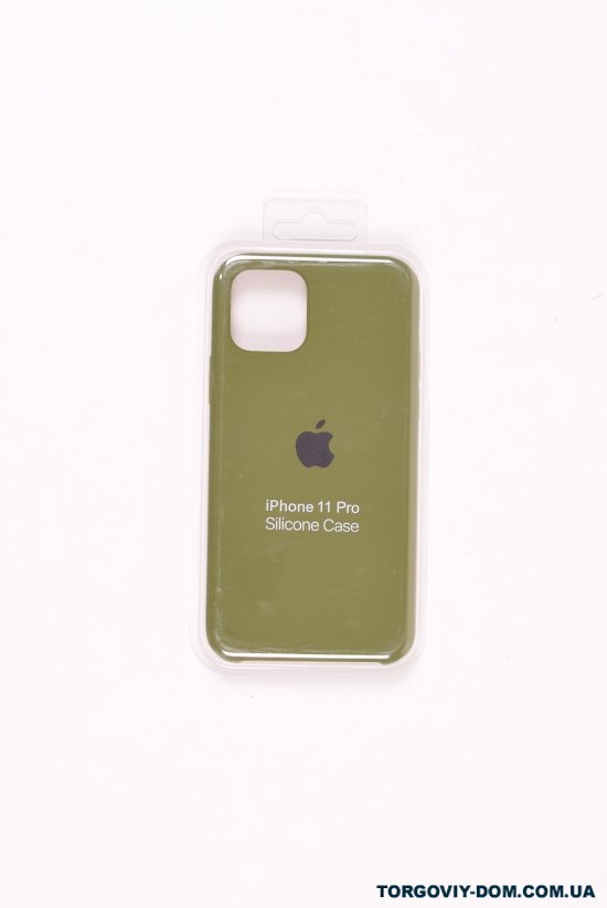 Силіконовий чохол iPhone 11 Pro (внутрішня обробка - мікрофібра) Khaki-8 арт.iPhone 11 Pro