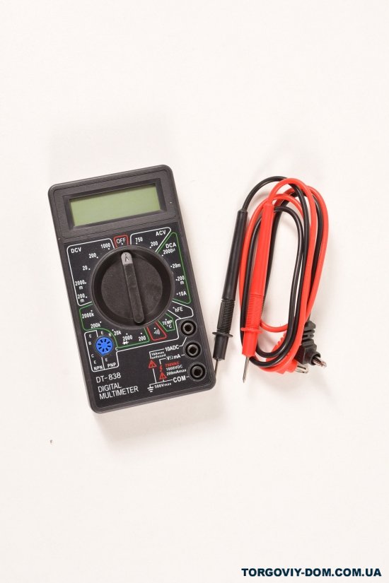 Электронный мультиметр с датчиком температуры арт.DT-838