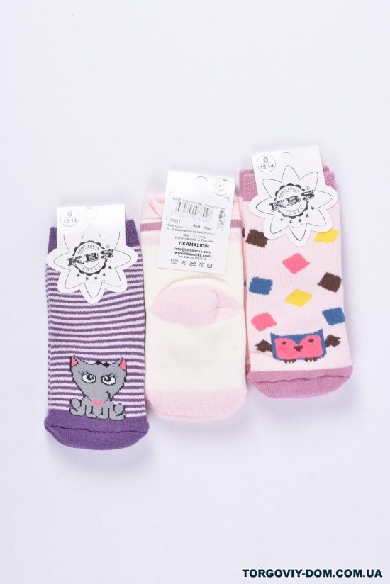 Шкарпетки махрові для дівчинки (3) KBS розмір 20-22 арт.3-20210
