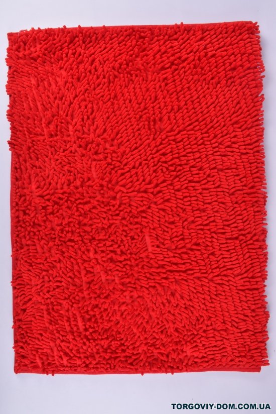 Килимок "Локшина" (кол. червоний) на тканинній основі (мікрофібра) розмір 80/120 см. арт.MF5212