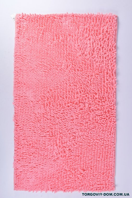 Килимок "Локшина" (кол. рожевий) на гумовій основі (мікрофібра) розмір 60/100 см. арт.MF5211