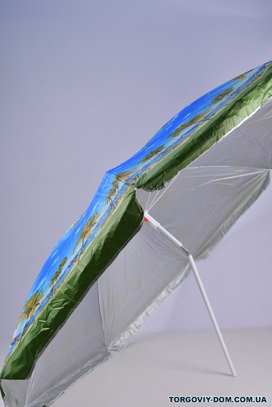Зонт пляжний діаметр 200см (спиця) арт.W-51-6
