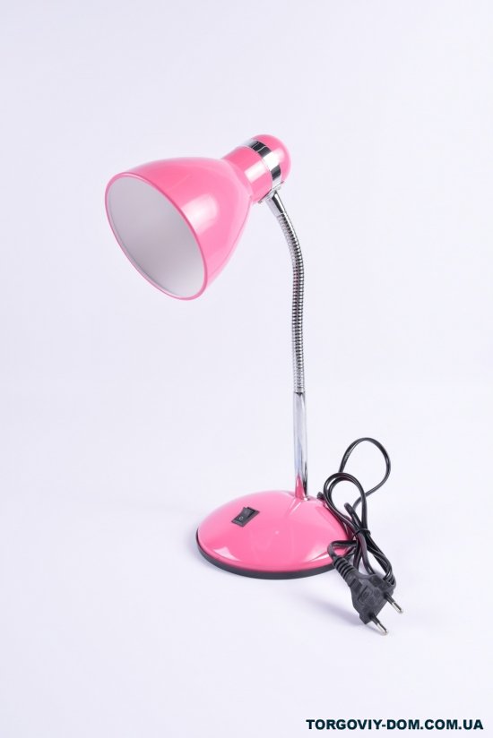 Лампа настільна з підставкою E-27 (кол. рожевий) арт.TD003-PK