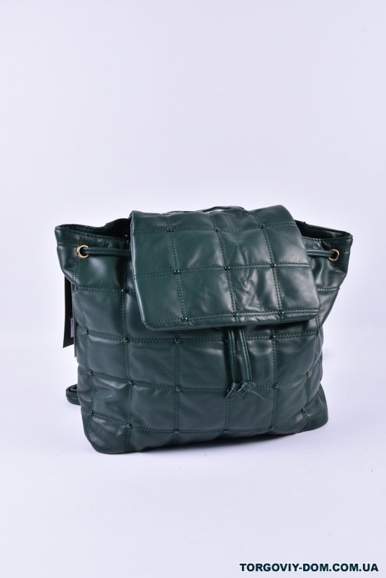 Рюкзак-сумка жіноча (кол. зелений) розмір 30/29/11 см. арт.HJ789