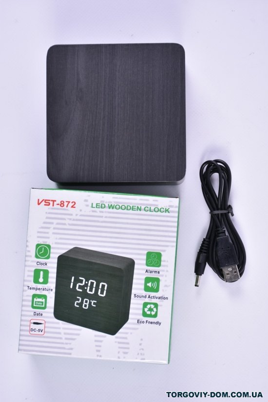 Годинник електронний з будильником арт.VST-872