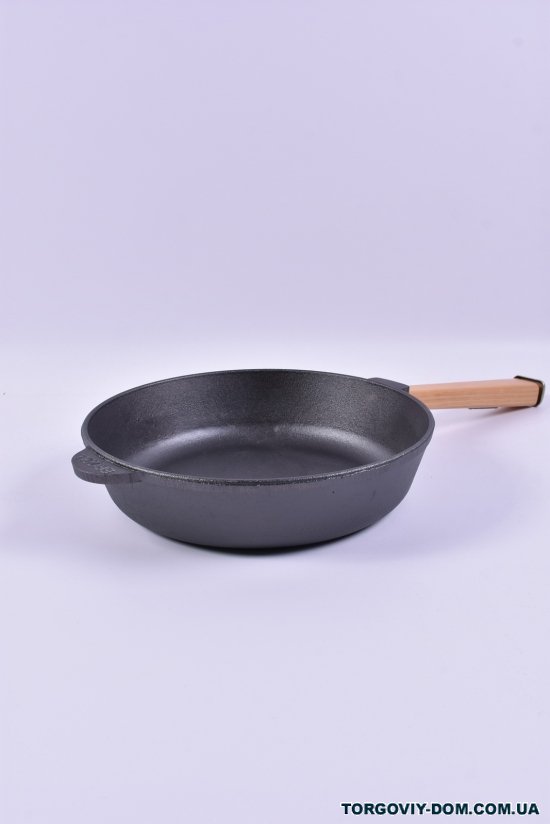 Сковорода лита чавунна "BRIZOLL" серія "Оптіма" Besser d-26см. розмір (260/65.5mm) арт.02660-P