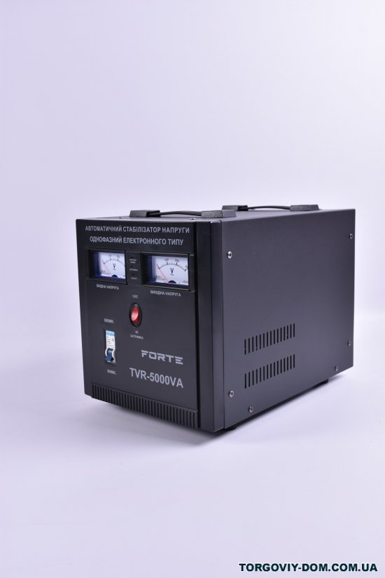 Forte стабилизатор напряжения 5000В (релейного типа) точность 8% вес 12,8кг арт.TVR-5000VA