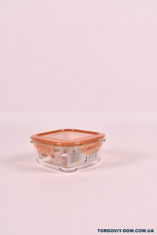 Харчовий контейнер скляний із пластиковою кришкою 530мл "Vitora" арт.VT-7553