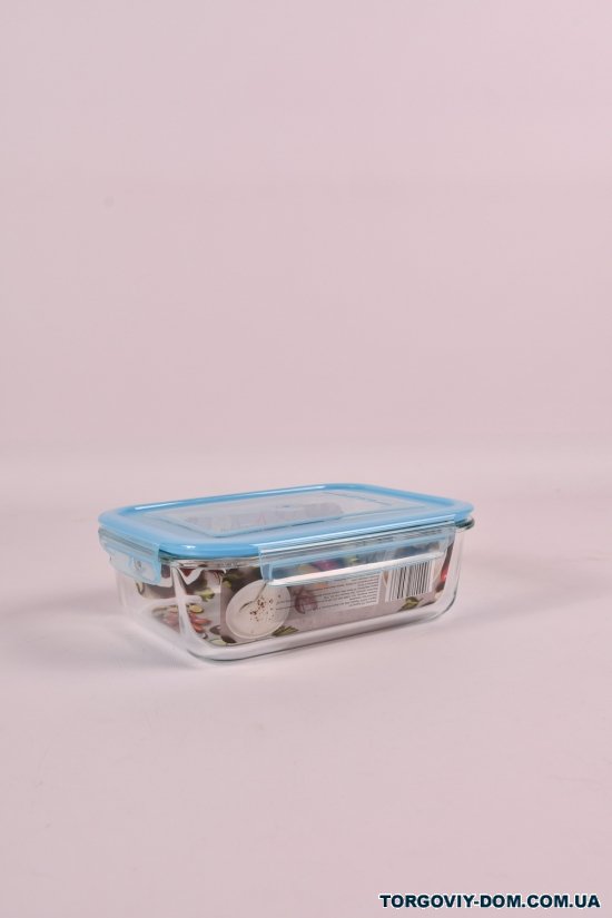 Харчовий контейнер скляний із пластиковою кришкою 1500мл "Vitora" арт.VT-7615