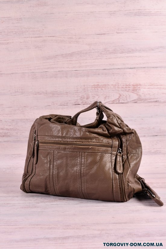Сумка-рюкзак жіноча (кол. коричневий) розмір 25/29/11см. арт.S1676