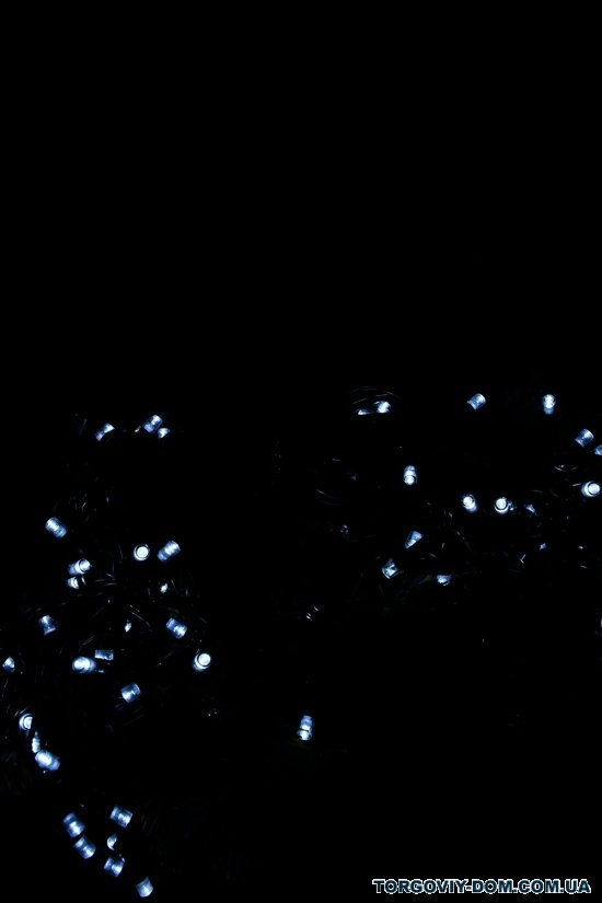 Гірлянда дощ (кол. холодний - білий) світлодіодна чорний провід 3,3 м (вулична) 120 LED арт.SHORT-CURTAIN-W-2
