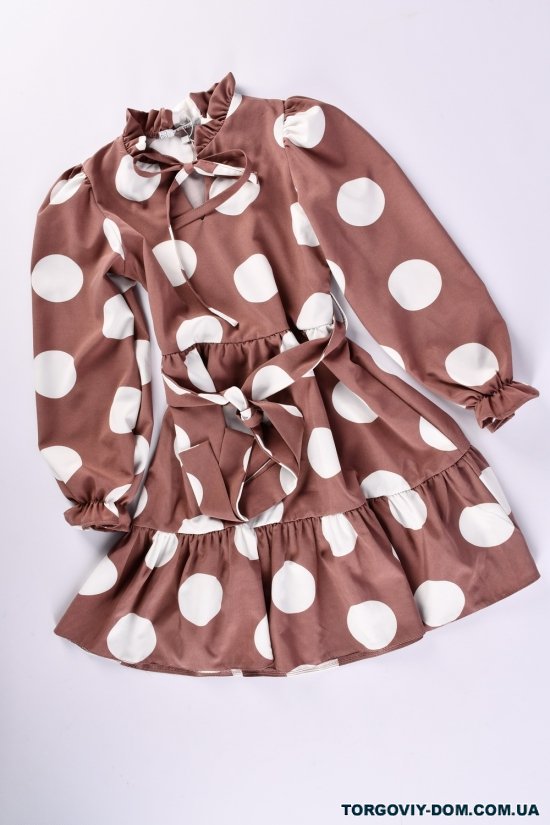 Сукня для дівчинки (кол. коричневий) Зріст в наявності : 128, 152 арт.535