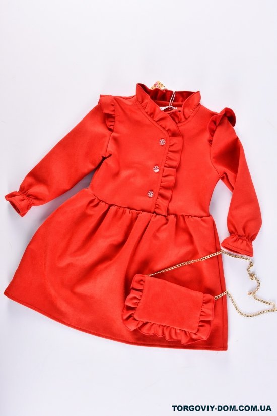 Сукня для дівчинки (кол. червоний) Зріст в наявності : 92, 98, 104 арт.614