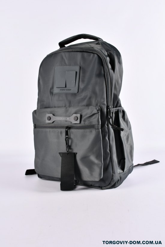 Рюкзак з плащової тканини (колір сірий) розмір 47/30/13 см. арт.S306