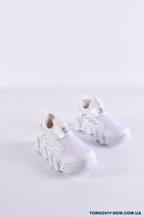 Кросівки для дівчинки (кол. білий) тканинні  Розміри в наявності : 31, 35 арт.752896