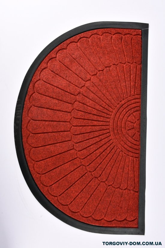 Коврик на резиновой основе (цв.красный) размер 50/80 см арт.MF4150