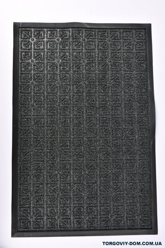Коврик на резиновой основе (цв.графитовый) размер 60/90 см. арт.MF4145