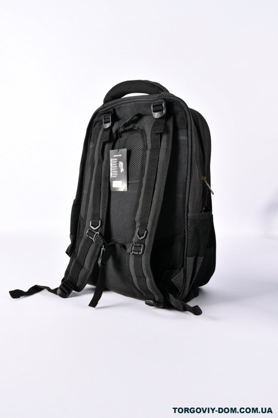 Рюкзак тканевый (цв.черный) размер 33/46/16см арт.A-1