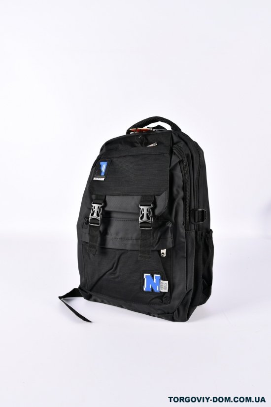 Рюкзак (кол. чорний) з плащової тканини розмір 44/30/16см арт.SN8902
