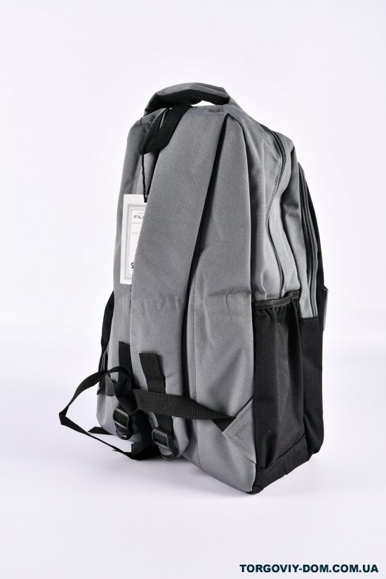 Рюкзак тканевый (цв.черный/белый) размер 43/30/10 см. арт.SN3869