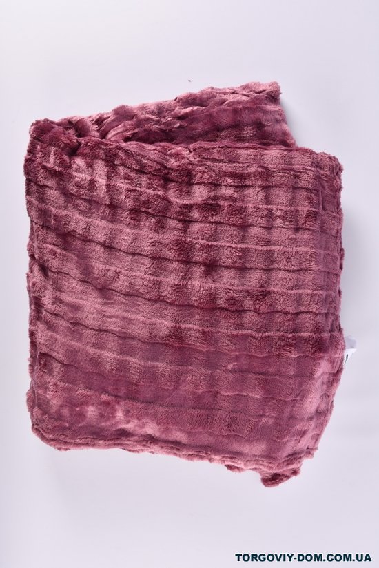 Плед-покривало (кол. фіолетовий) тканина мікрофібра (розмір 200/230 см) вага 1.42кг арт.CH-1413