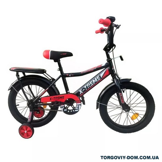 Велосипед (цв.красный) сталь размер рамы 16" размер колес 16" "X-TREME STORM" арт.125039