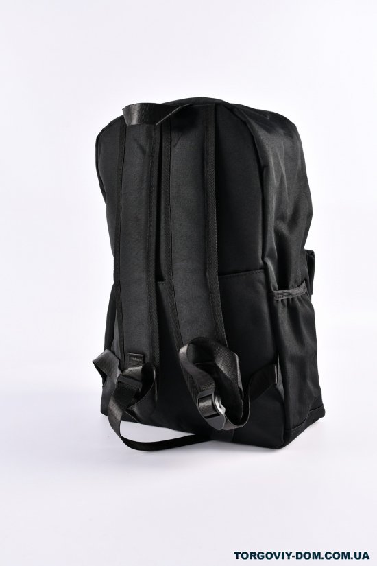 Рюкзак з плащової тканини (кол. чорний) розмір 40/22/12 см арт.721