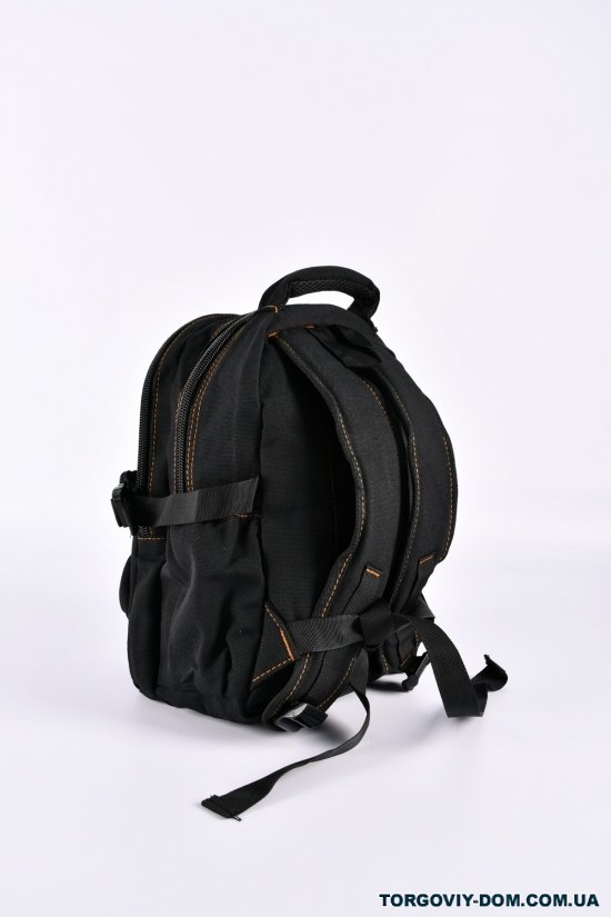 Рюкзак тканевый (цв.чёрный) размер 22/34/15 см. "Goldbe" арт.1305