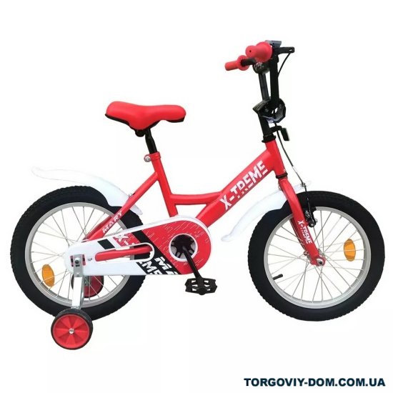 Велосипед (цв.красный) сталь размер рамы 16" размер колес 16" "X-TREME MARY" арт.125007