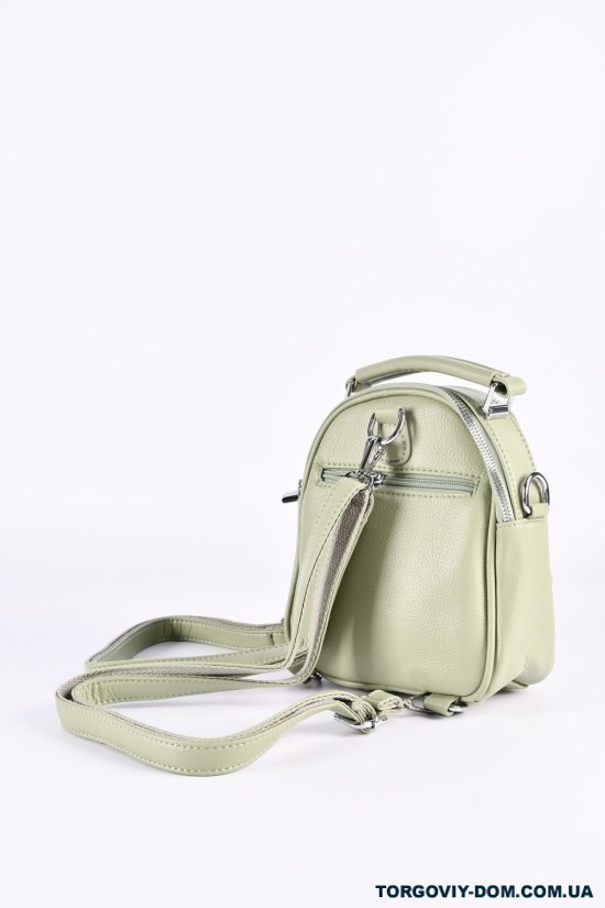 Рюкзак жіночий (кол. зелений) розмір 17/20/7 см. арт.SX612