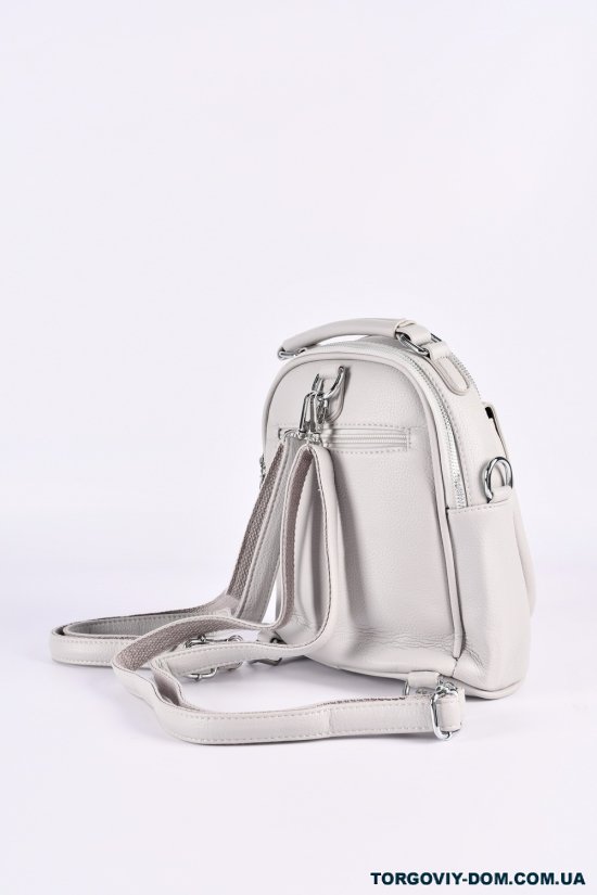 Рюкзак женский (цв.св/серый) размер 24/20/9 см. арт.SX611