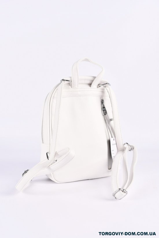 Жіночий рюкзак (цв. білий) розмір 27/21/9 см. арт.PS3008