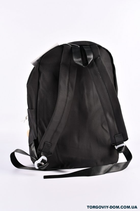 Рюкзак тканинний (кол. чорний) розмір 29/40/12 см арт.2025