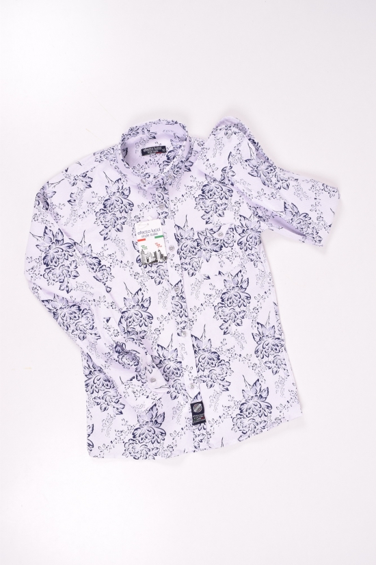 Рубашка для мальчика (цв.белый/синий) EFECTO Рост в наличии : 134, 158 арт.8/13
