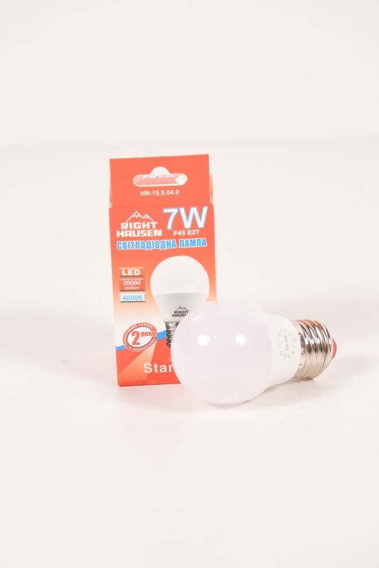 Лампа RIGHT HAUSEN LED (7W E27 4000K G45) арт.HN-155040