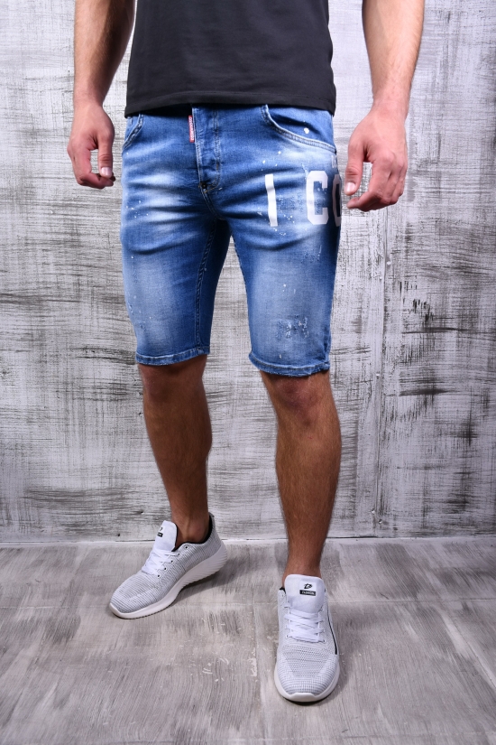 Шорти чоловічі джинсові стрейчеві DSQUARED Розміри в наявності : 27, 28, 30, 32 арт.312-198