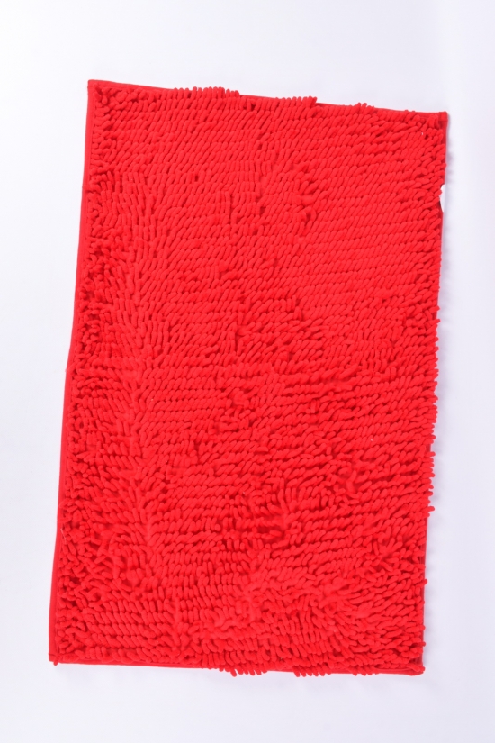 Килимок "Локшина" (кол. червоний) на гумовій основі (мікрофібра) розмір 50/80 см. арт.коврик