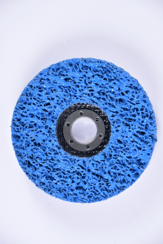 Коло зачистне з нетканого абразиву (корал) Т27діаметр 125х22,23 мм синій арт.9176711