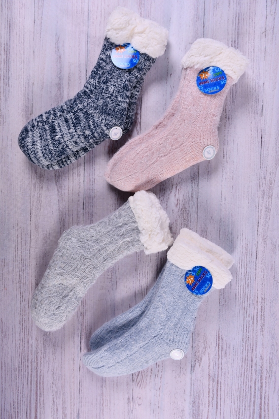 Шкарпетки жіночі утеплені "Шугуан" розміри 36-40 (100% поліестер) арт.D7802