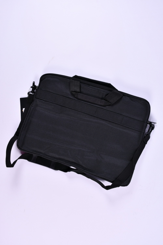 Сумка для ноутбука з плащової тканини (кол. чорний) розмір 40/29 см арт.408
