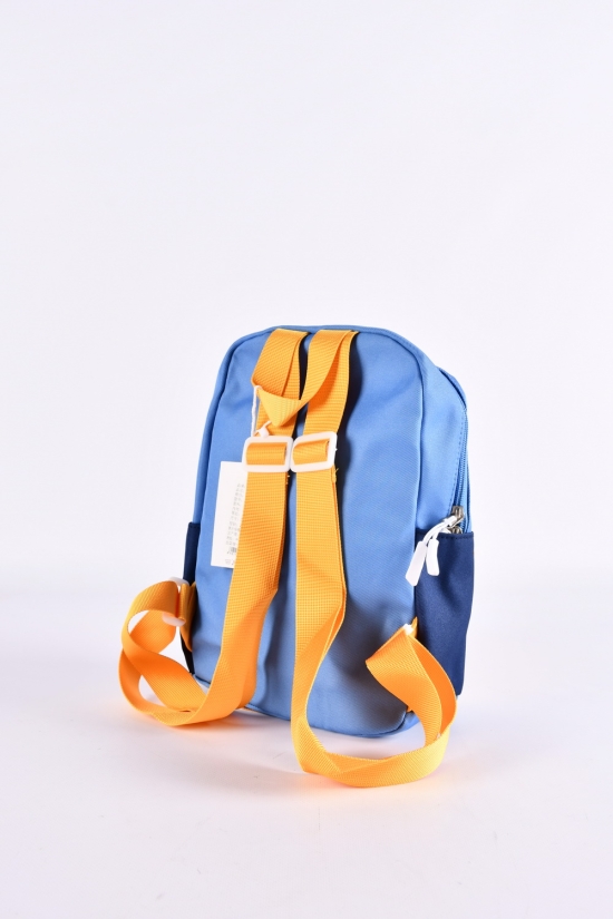 Рюкзак з плащової тканини (кол. синій/блакитний) розмір 29/19/8 см. арт.Z1531