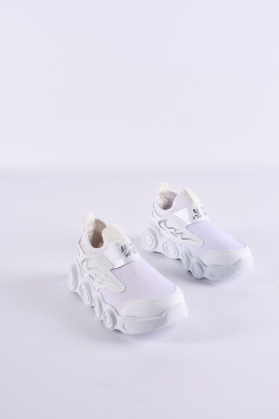 Кросівки для дівчинки (кол. білий) тканинні  Розміри в наявності : 31, 34, 35 арт.752896