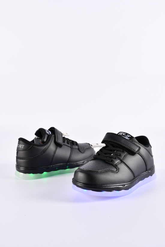 Кросівки дитячі "BESSKY" зі підошвою, що світиться Розміри в наявності : 32, 33, 34, 35, 36, 37 арт.BD3421-1C