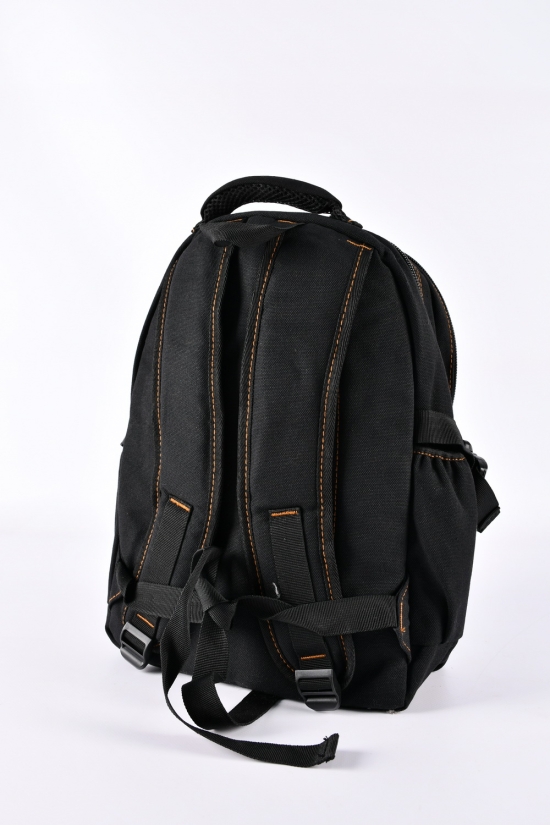 Рюкзак тканевый (цв.чёрный) размер 30/42/12 см арт.0107