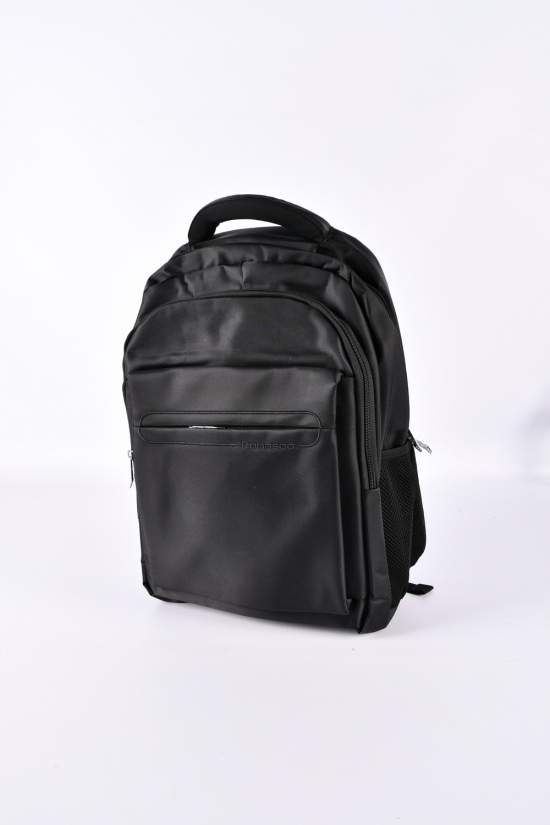 Рюкзак (кол. чорний) з плащової тканини розмір 30/45/15см арт.7172