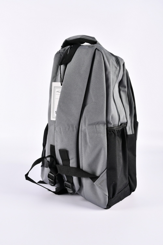 Рюкзак тканинний (кол. чорний/білий) розмір 43/30/10 см. арт.SN3869