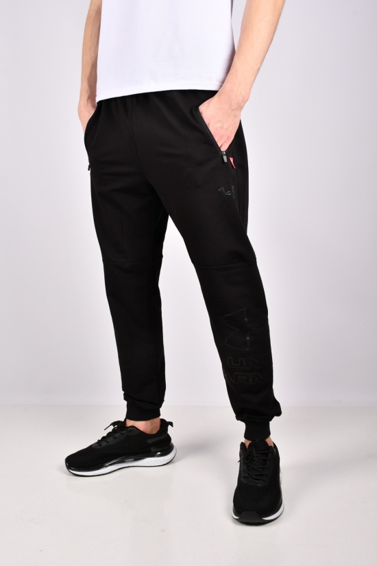Чоловічі штани (кол. чорний) трикотажні Розміри в наявності : 44, 46, 48, 50, 52, 54 арт.006