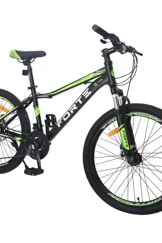 Велосипед (кол. зелений) сталь розмір рами 12" розмір коліс 24" "FORTE BRAVES" арт.135376