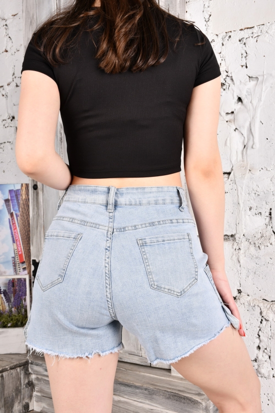 Шорты джинсовые стрейчевые женские Размеры в наличии : 25, 26, 27, 28, 29, 30 арт.MF-2362